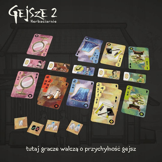 Board Game Imperial Geisha Artisan Tea Blend for 2 Players 10+ Years Old (PL) Nasza Ksiegarnia