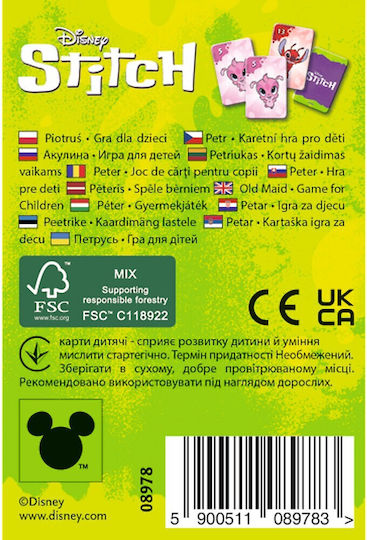 Board Game Stitch Pacalici for 2-5 Players 4+ Years Old (RO) Trefl