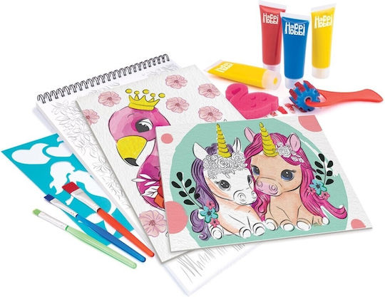 HappiHobbi Ζωγραφική assorted για Παιδιά 4+ Ετών (Διάφορα Σχέδια) 1τμχ