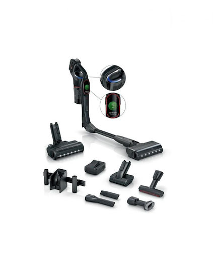 Bosch Unlimited 10 ProPower Επαναφορτιζόμενη Σκούπα 2 σε 1 Stick & Χειρός 18V Μαύρη
