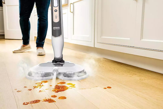 Shark Steam & Scrub Електрическа Вертикална Прахосмукачка 1120W Сива