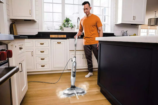 Shark Steam & Scrub Електрическа Вертикална Прахосмукачка 1120W Сива
