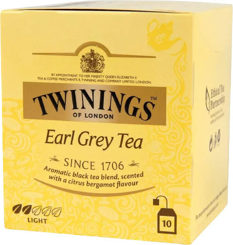 Twinings Earl Grey Τσάι 10 Φακελάκια 20gr