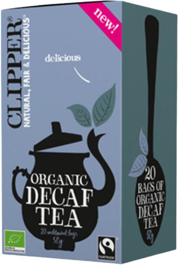 Clipper Μαύρο Τσάι Βιολογικό Προϊόν Decaf 20 Φακελάκια 50gr