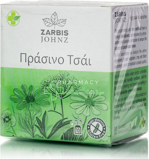 Zarbis Camoil Johnz Πράσινο Τσάι 10 Φακελάκια 12gr
