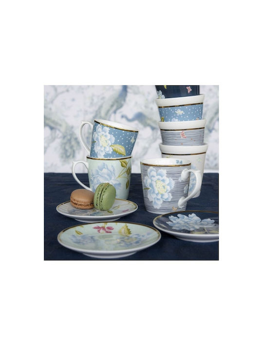 Laura Ashley Heritage Becher aus Porzellan Grün 320ml