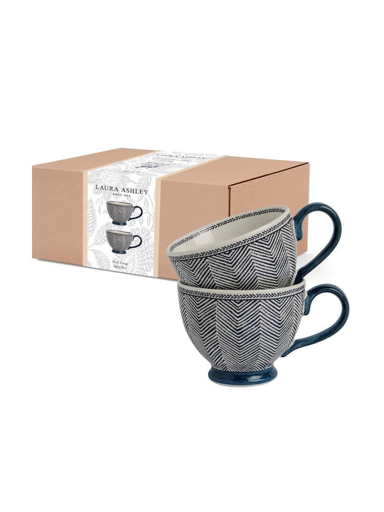 Laura Ashley Becher Keramik Gray