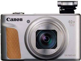Canon PowerShot SX740 HS Lite Компактен Фотоапарат 20.3МР Оптично Увеличение 40x Сребриста