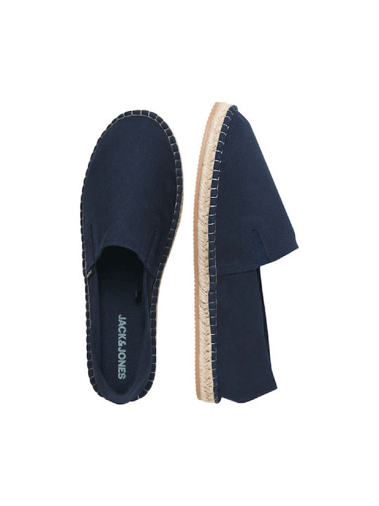 Fabric Men's Espadrilles in Blue Color