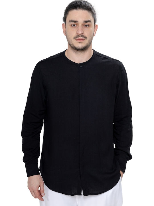 Langärmlig Hemd Black