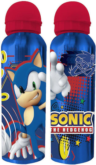 Justnote Sonic Παιδικό Παγούρι Αλουμινίου Μπλε 500ml