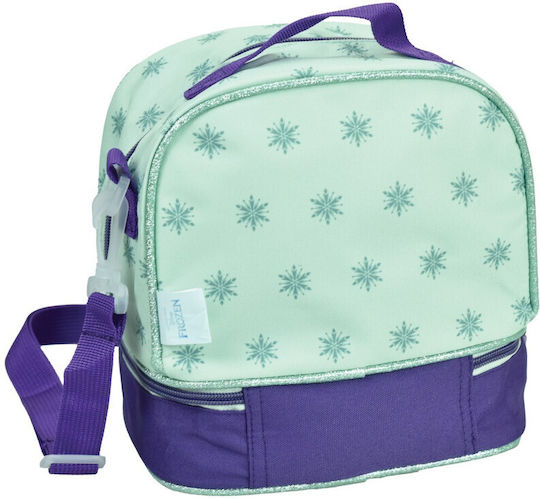 Gim Disney Frozen Idyllic School Insulated Shoulder Lunch Bag 4.5lt Purple Frozen 20 x 15 x 21cm