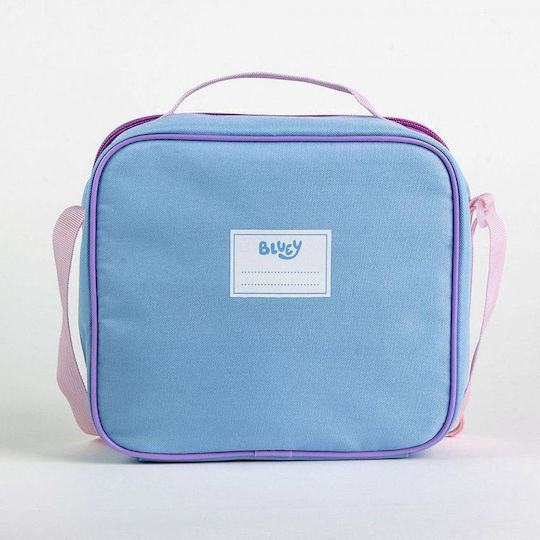 Bluey School Insulated Hand Lunch Bag Light Blue Bluey