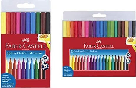 Faber-Castell Pens Drawing Markers Thin Set 20pcs