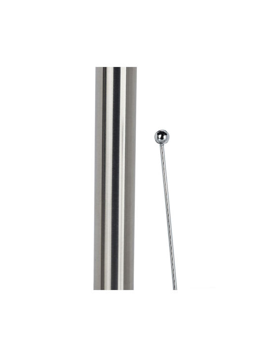 Relaxdays Metallic Paper Towel Holder Gray 33x15cm 10024303