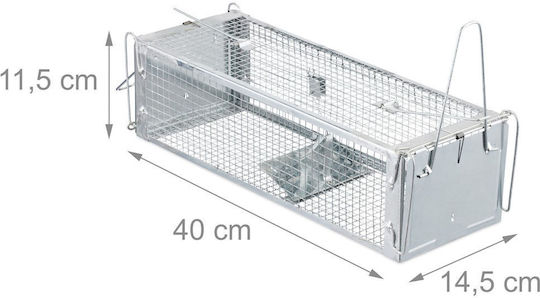 Relaxdays Παγίδα από Μέταλλο 11.5x40x14.5см 10044689 1бр