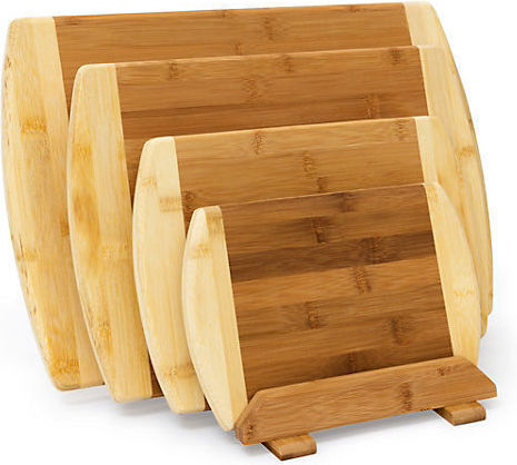 Relaxdays Set Schneidebretter aus Bambus Relaxdays Set Schneidebretter aus Bambus