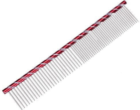 Idealdog Comb Medium for Short-Haired Dogs for Hair Removal Silver