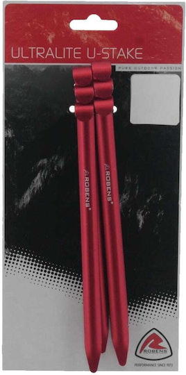 Robens Ultralite U Stake Πασσαλάκια για Σκηνή Camping Σετ 6τμχ