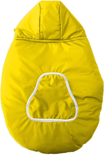 Winter Backpack Cover Yellow Hood Pocket