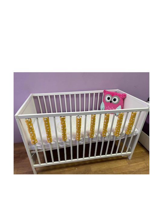 Individual Crib Bumpers Yellow Stars