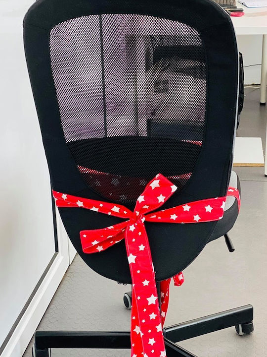 Child's Lift Seat Chair Red Stars
