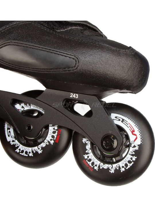 Seba Trix 2 80 Inline Rollers Μαύρα Ενηλίκων