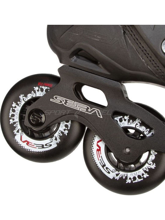 Seba Trix 2 80 Inline Rollers Μαύρα Ενηλίκων