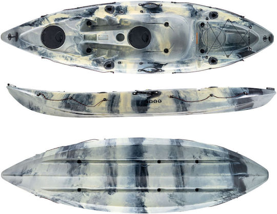 SCK Conger 295 Sit in Fishing Kayak 1 Person Gray 2706