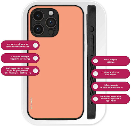 Sonique Colorbloc Series Case for Honor 50 5G Nova 9 Coral