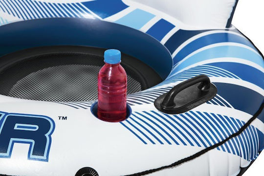 Bestway 43116 Rapid Rider Aufblasbarer Schwimmring mit Rückenlehne 135 cm