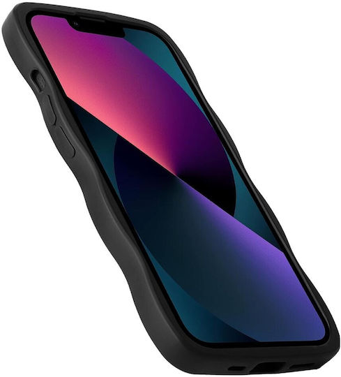 HappyCase Back Cover Σιλικόνης Μαύρο (iPhone 13)