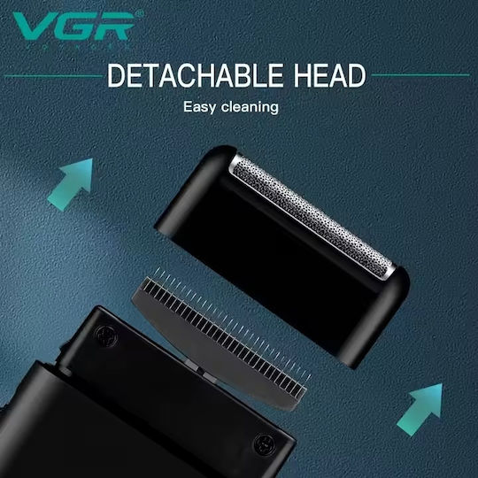 VGR V-390 Ξυριστική Μηχανή Προσώπου Επαναφορτιζόμενη
