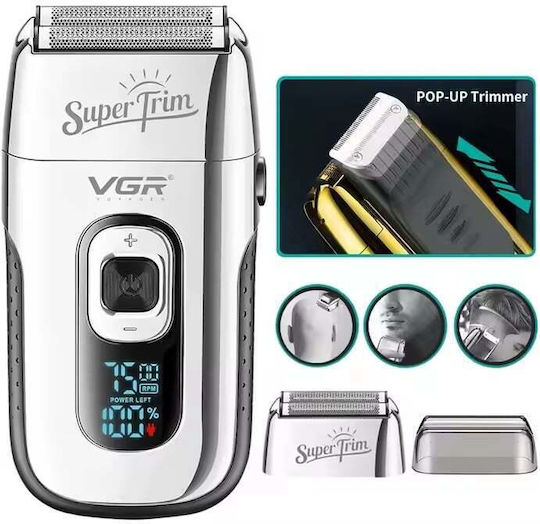 VGR V-332 Elektrorasierer Gesicht Wiederaufladbar