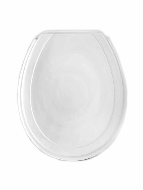 Lamaplast Toilettenbrille Kunststoff 36x44.5cm Weiß
