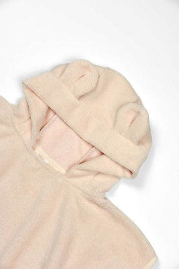 Bamboom Strandponcho 2-4 Jahre Wasser Pfirsich