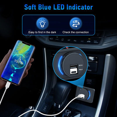 Powertech Πρίζα Usb Σκάφη & Οχήματα Ptl-027 Usb & Usb-c Ptl-027