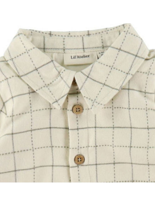 Lil' Atelier Baby-Strampler Ecru