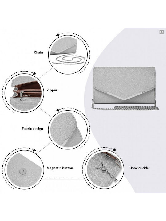 Women's Clutch Silver