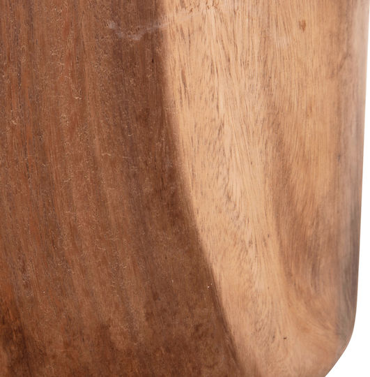 Hocker Für das Wohnzimmer Hölzernes Tobi Natural 39x39x42cm