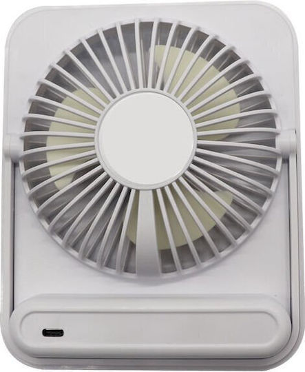 Primo Ventilator USB Pliabil 5W Alb 800692