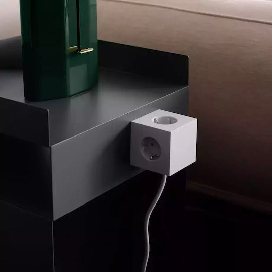 AVOLT Power Strip 2 Sockets with 2 USB-C Ports and 1.8m Gray Cable