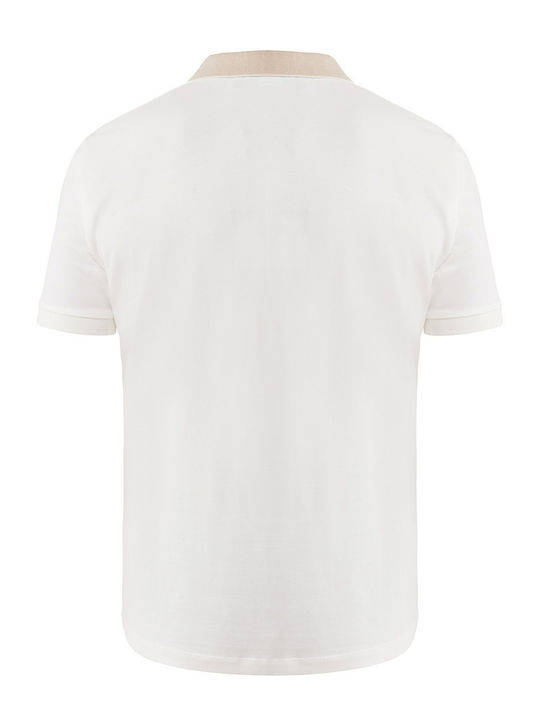 Polo Short Sleeve Blouse Off White, Ecru