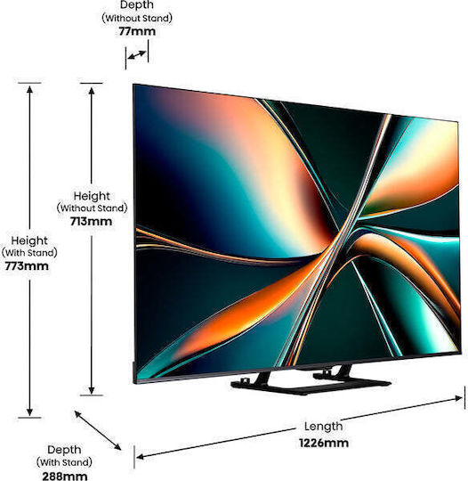 Hisense Smart Television 55" 4K UHD Mini LED U7Q HDR (2025)
