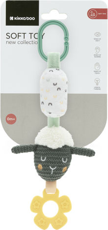 Kikka Boo Pendant Toy for Stroller with Teether Sleepy Sheep for 0++ Months