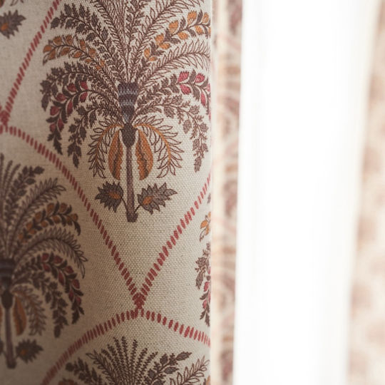 Gofis Home Curtain with Tunnel Beige 140x260cm