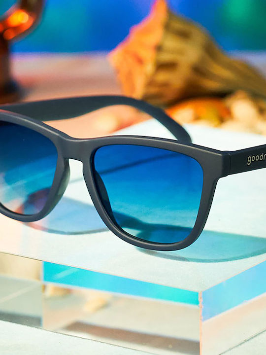 Goodr Men's Sunglasses with Blue Frame and Blue Polarized Lens G00348-OG-BL1-GR