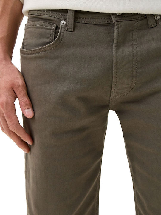 Men's Denim Shorts Slim Fit Stone Green
