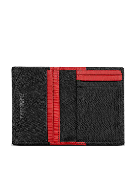 Rocco Leder Herrenbrieftasche Karten Schwarz