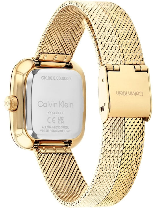 Calvin Klein Adore Ρολόι Μπαταρίας με Μεταλλικό Μπρασελέ Calvin Klein Adore Ρολόι Μπαταρίας με Μεταλλικό Μπρασελέ